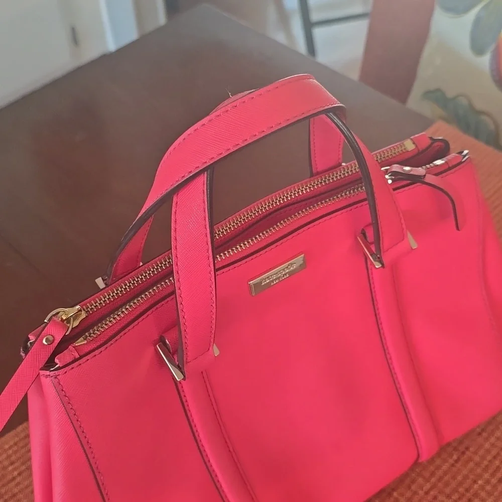kate spade Coral Pink Leather Satchel